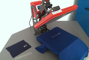 Transferpresse-Textildruck