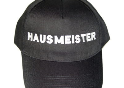 Basecap bestickt schwarz