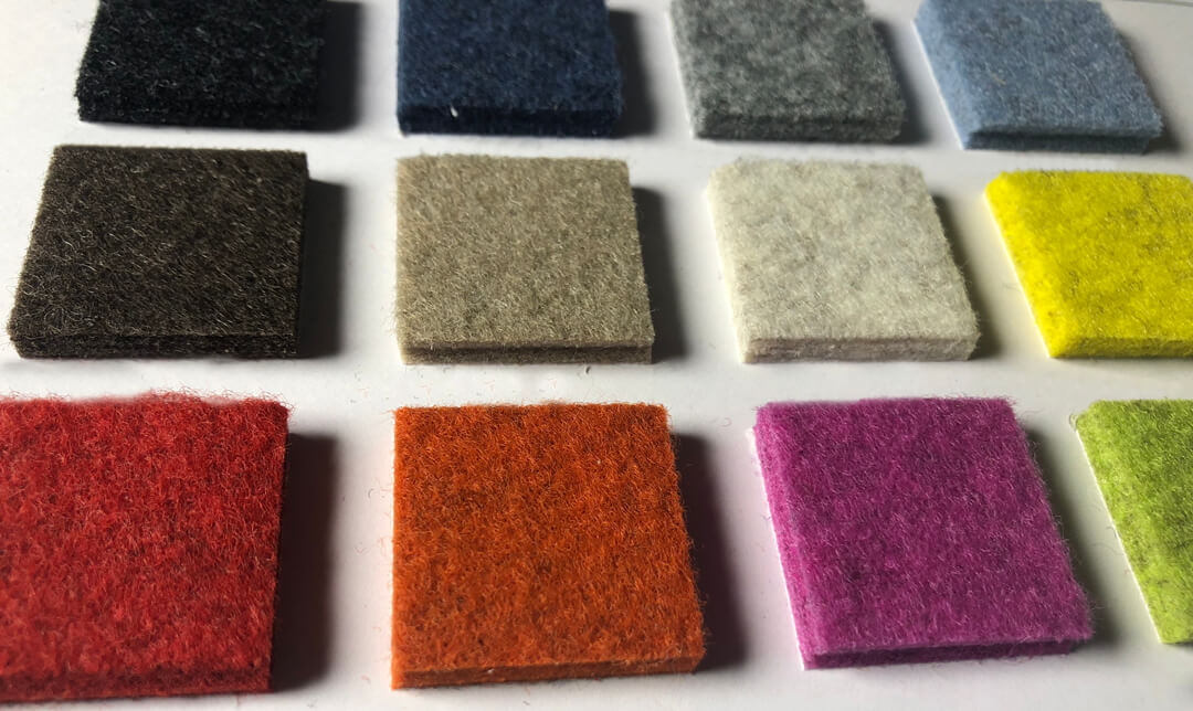 Farbauswahl Farbauswahl Filz